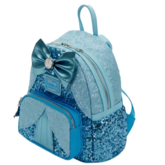Loungefly Cinderella sequin backpack Nwt - Picture 5 of 6